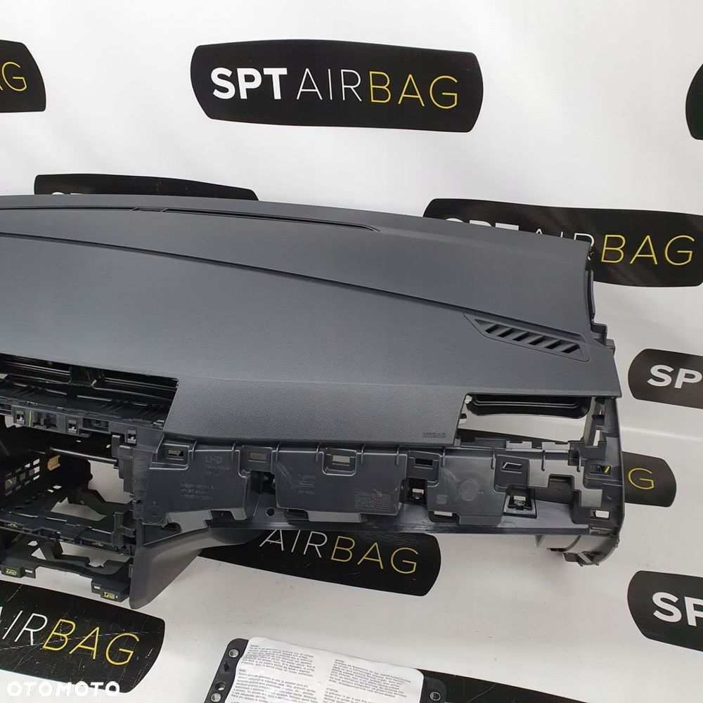 SEAT IBIZA 6F DESKA ROZDZIELCZA KONSOLA KOKPIT PULPIT PODUSZKI AIRBAG AIR BAG PASY KIT SET - 4