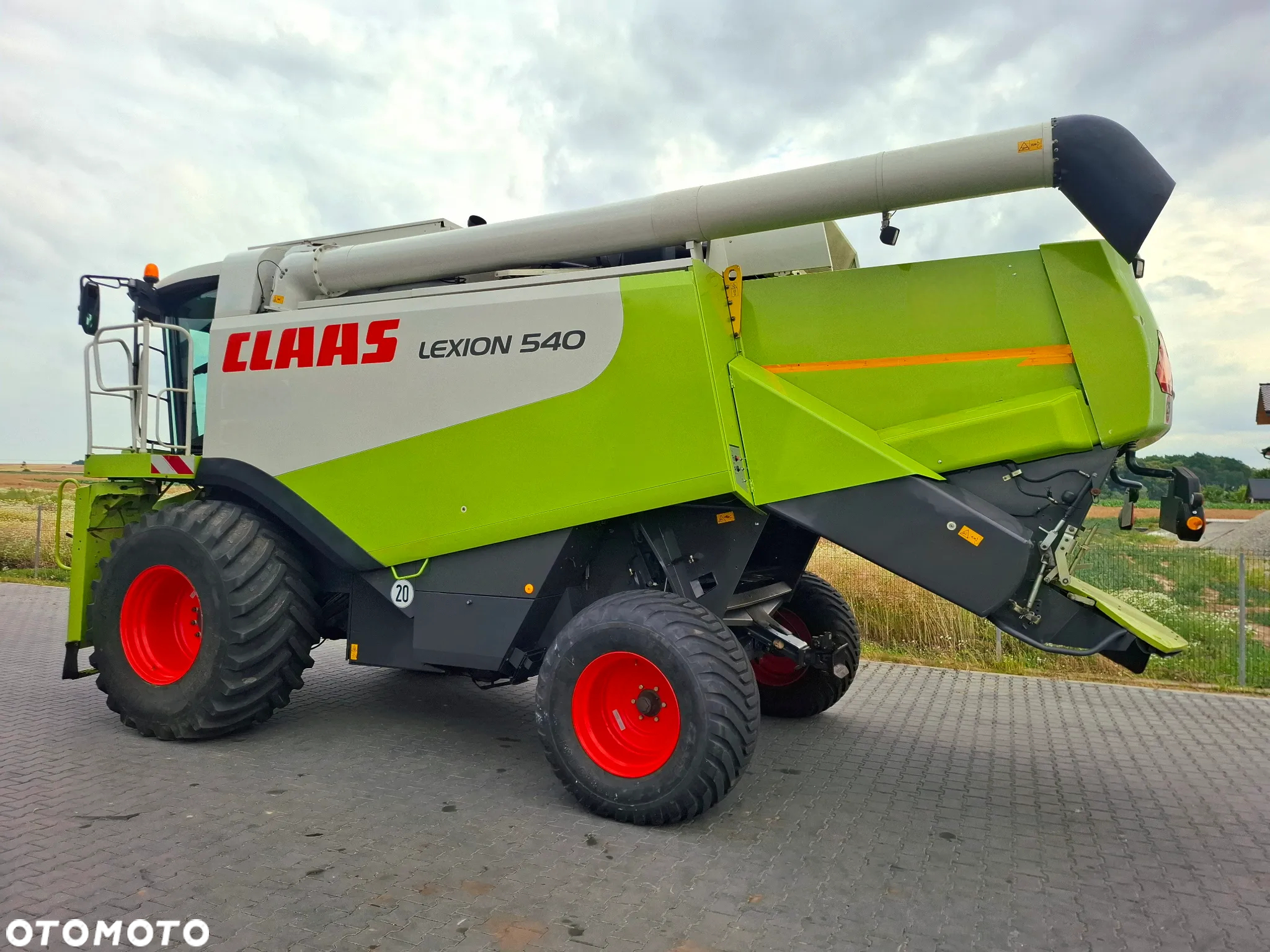 Claas Lexion 540 heder 6.6 m, Nie Malowany, Stan Bardzo Dobry - 6