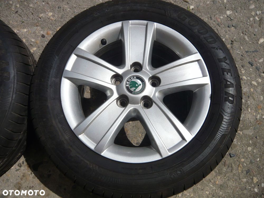 koła aluminiowe 1z0601025s skoda 205/60r15 - 4