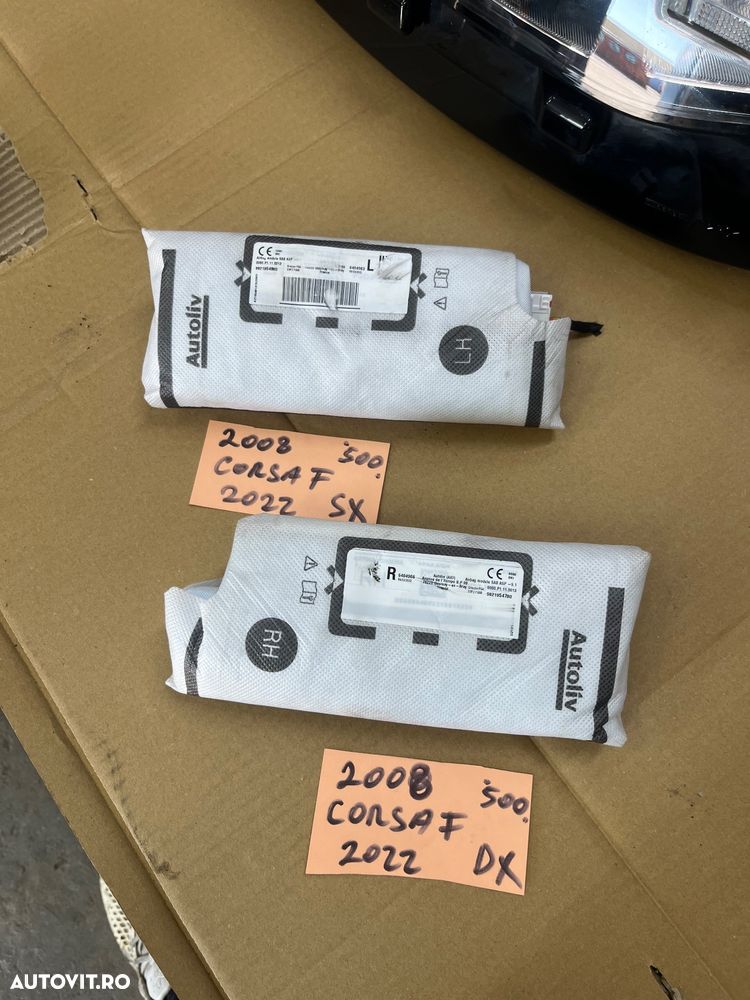 Airbaguri scaun Opel corsa F Peugeot 2008 an 2022