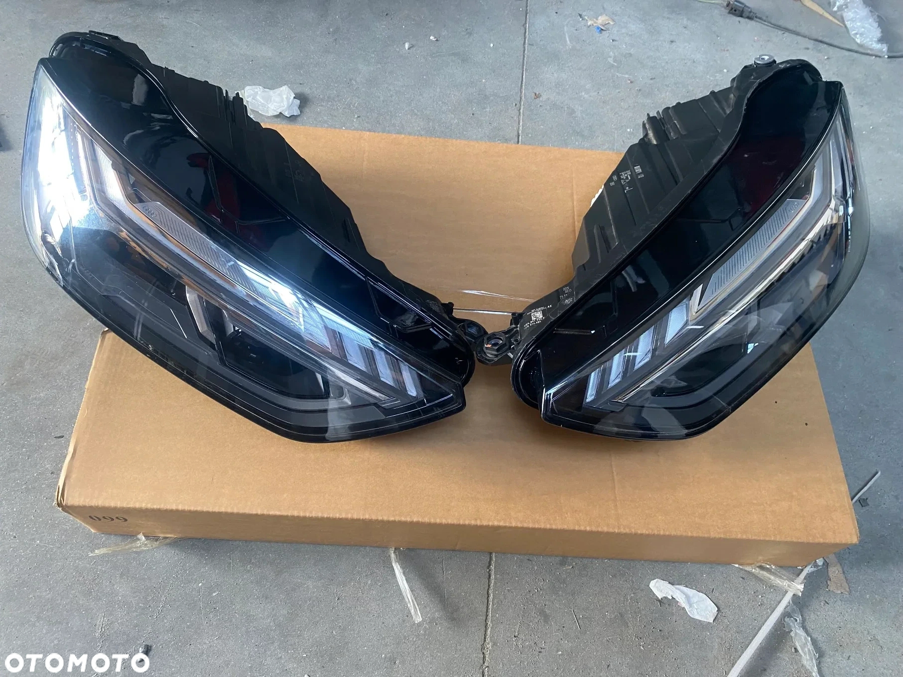 REFLEKTOR AUDI Q5 2020- MATRIX 80A 941 035 E 80A 941 036 E NOWE ORGINAL - 2