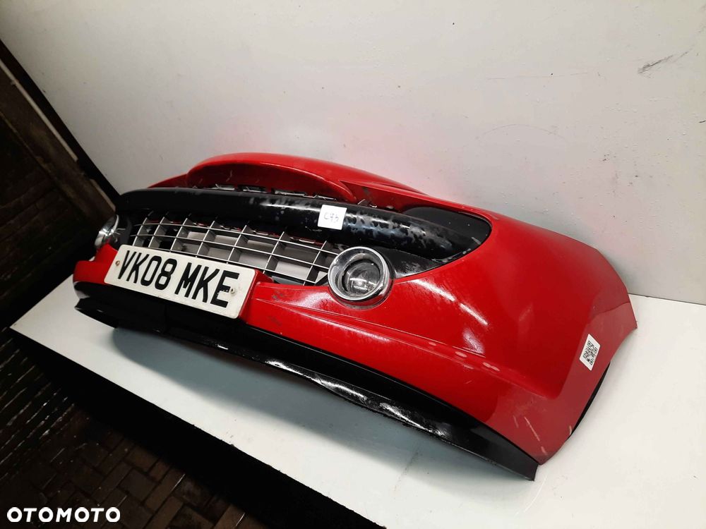 ^ ZDERZAK PRZÓD PRZEDNI DO PEUGEOT 207 URBAN MOVE KKN CZERWONY HALOGENY - 3