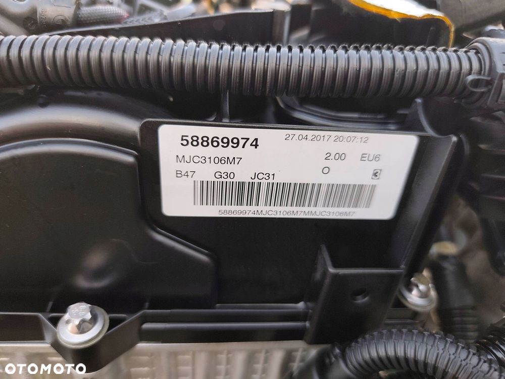 BMW G20 G30 G31 SILNIK B47D20A 190KM 2.0D KOMPLETNY - 11