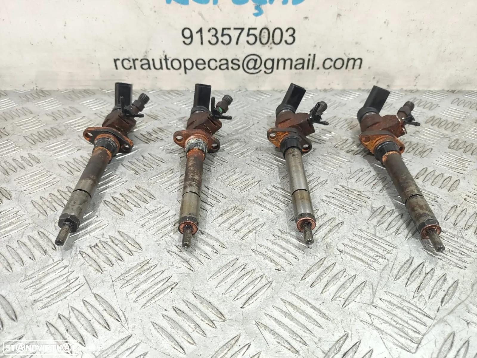 Conjunto Injetores 9657144580 Siemens PSA Peugeot Citroen Ford Volvo 2.0 HDI 16v 136cv RHR - 2