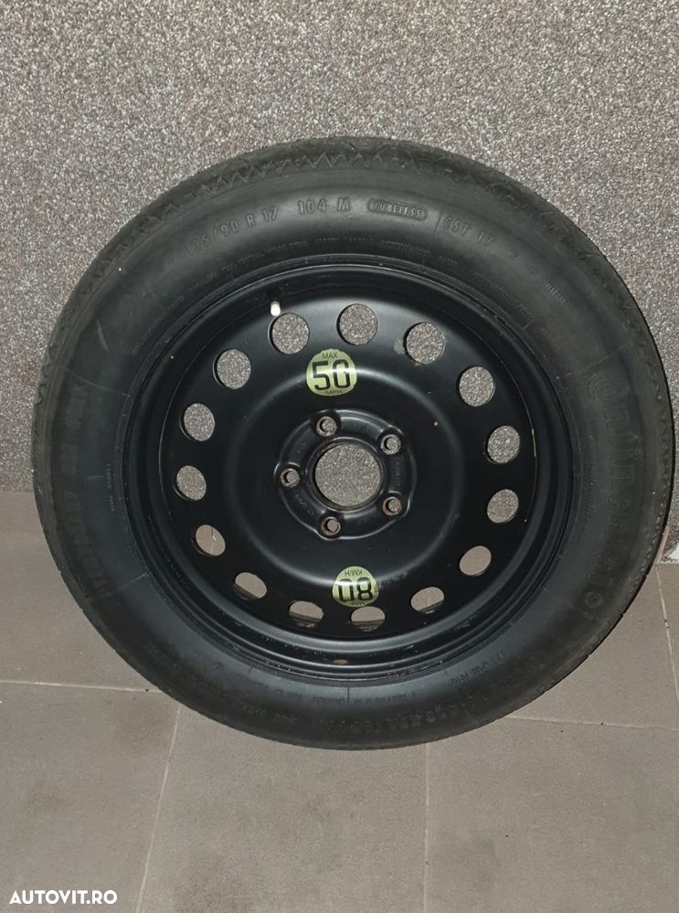 Roata de rezerva originala Bmw. Model slim pentru Bmw X3 model F25. - 9