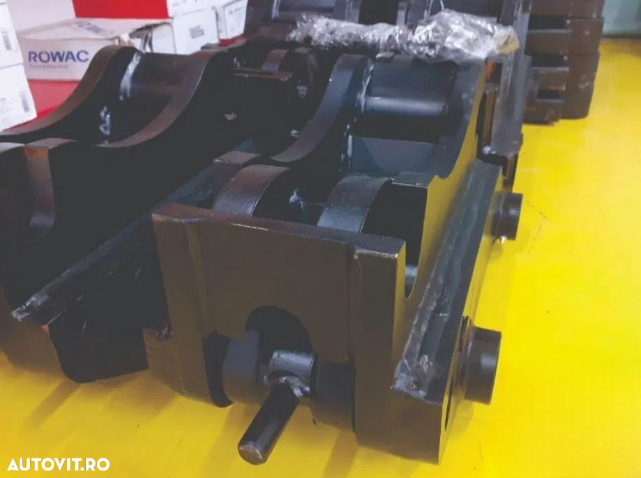 Cupla rapida mecanica, atac rapid buldoexcavator JCB 3CX / 4 CX, CAT, Volvo, Komatsu, Case, New Holland - 4