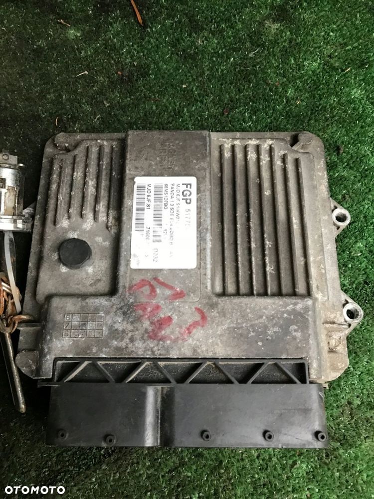 KOMPUTER ZESTAW START FIAT PANDA II 1.3 EURO 4 WWA - 4
