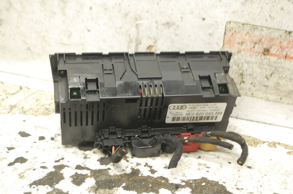 PANEL NAWIEWU KLIMATYZACJI GRZANE FOTELE 8E0820043AM AUDI A4 B7 B6 S-LINE - 6