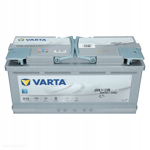 Akumulator Varta AGM H15 12V 105Ah 920A L6 StartStop P - 29,4 kg - 2