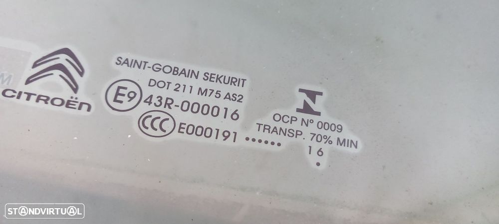 Vidro porta frente direita CITROËN C4 Picasso II - 2