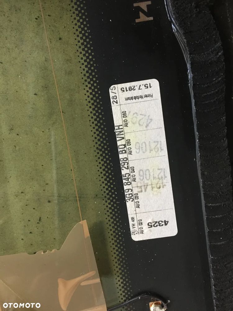 VW PASSAT B8 15R KOMBI SZYBA KAROSERYJNA 3G9845298BQ - 3