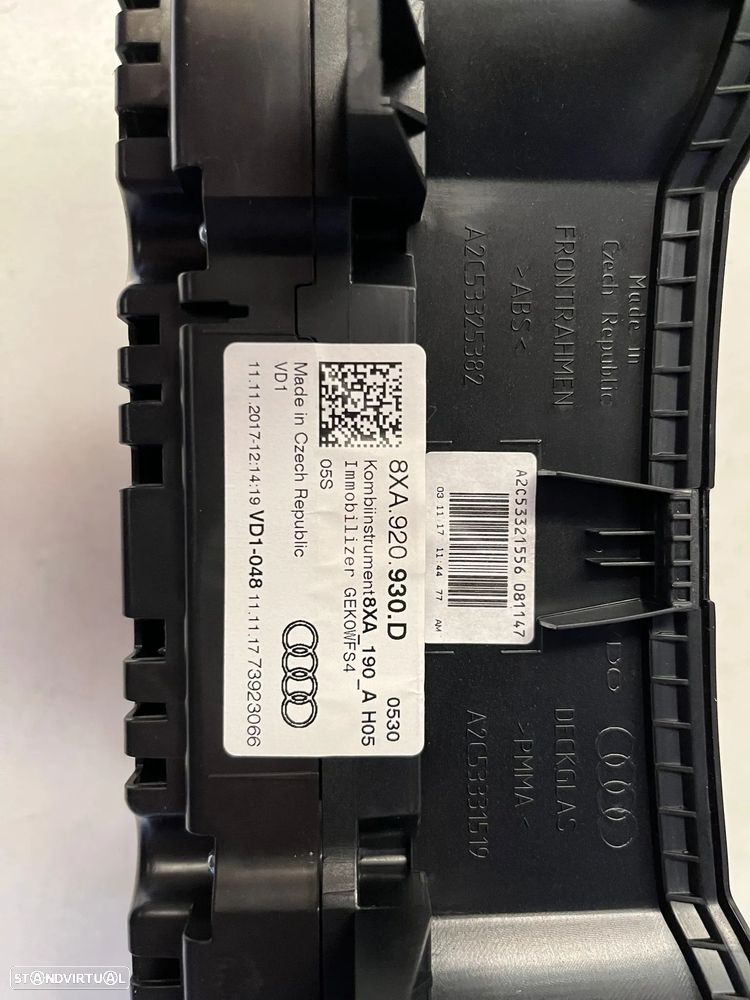 AUDI A1 8X 1.0 TSI QUADRANTE PAINEL DE INSTRUMENTOS - Q037 - 5