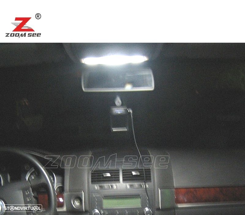 KIT COMPLETO DE 18 LÂMPADAS LED INTERIOR PARA VOLKSWAGEN VW TOUAREG I 7LA 7L6 7L7 2002-2009 - 3