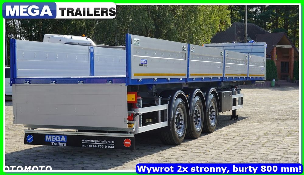 Mega 25 m³ wywrotka - platforma, 2-stronna, HARDOX 450 !!! - 11