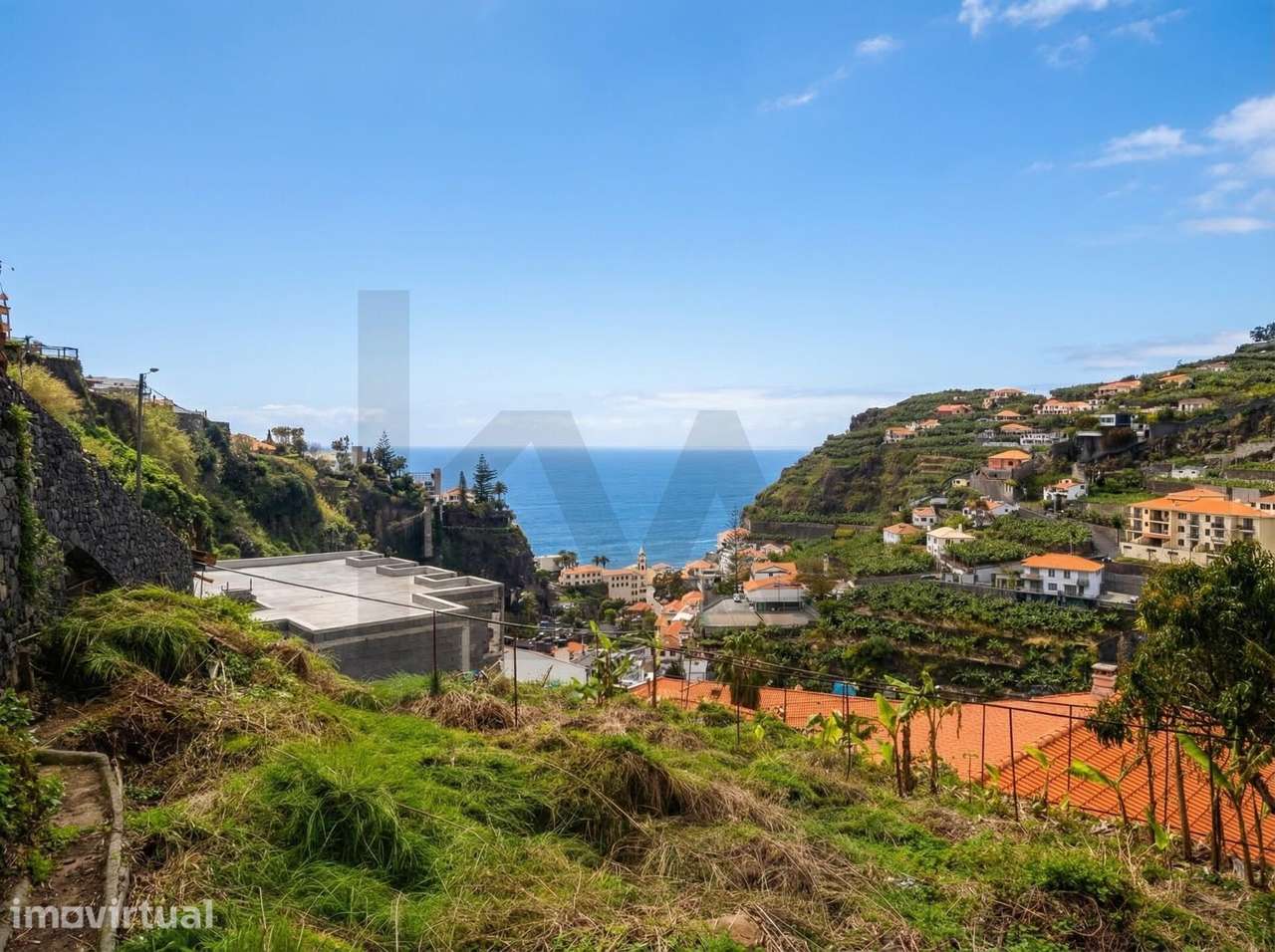Terreno de 600m2 com Vista sobre o Mar e Cidade da Ponta do Sol - Grande imagem: 2/15