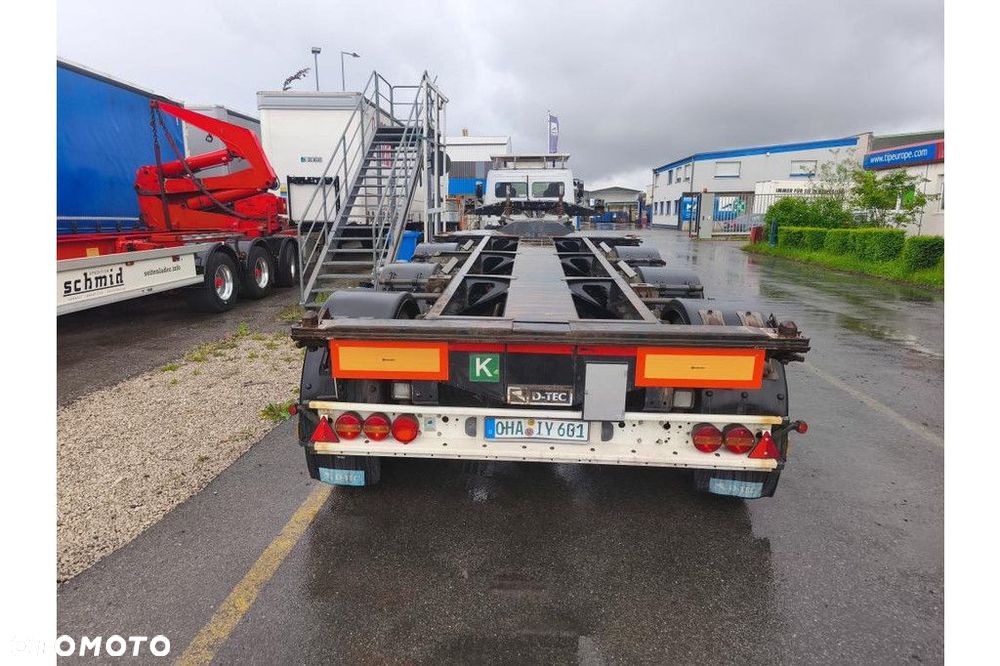 Inny DTECH Trailer Chassis Extendible wheelbase 2x 20', 30', 40' and 45' - 8