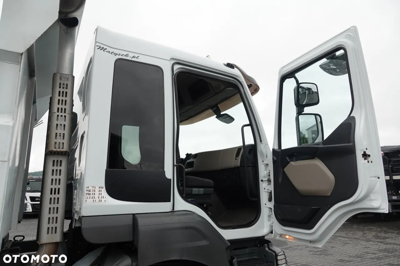 Renault KERAX 410 / 6x4 / WYWROTKA 3- STRONNA  / 2X  HYDROBURTA / HYDROKLAPA / BORDMATIC / MANUAL / SPROWADZONA - 36