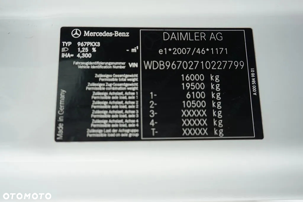 Mercedes-Benz ATEGO / 1621 / EURO 6 / IZOTERMA / ŁAD. 9800 KG - 11