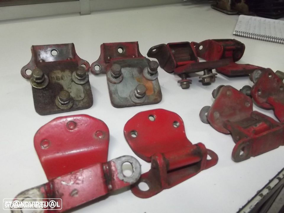 datsun 1200 dobradiças das portas + fecho do capot - 1