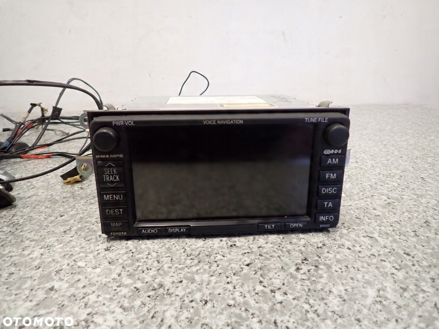 TOYOTA AURIS 06-09 RADIO NAWIGACJA GPS - 1