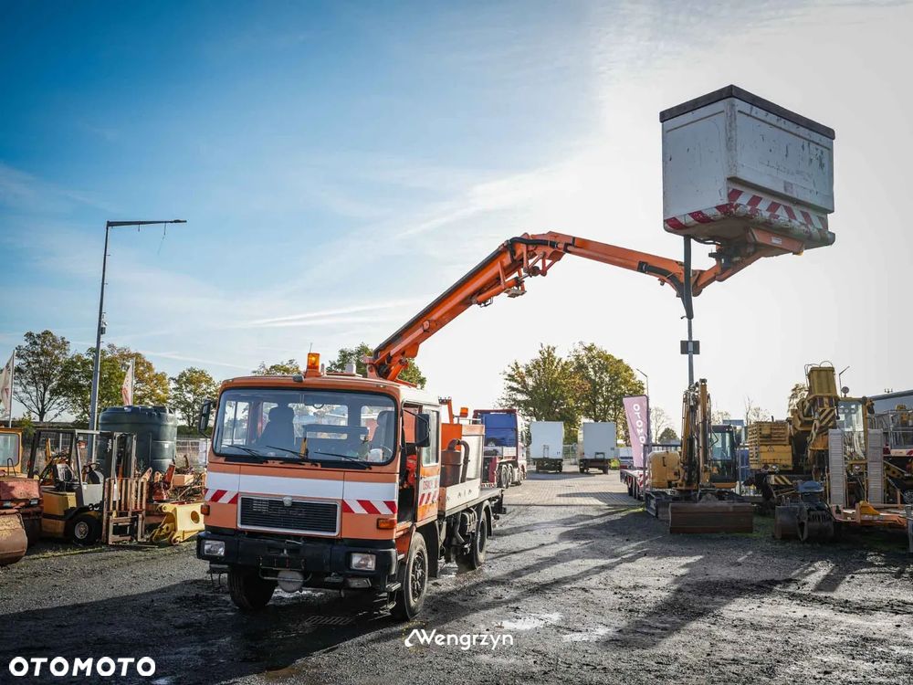MAN MAN 14.170F Podnośnik koszowy - pojazd dwudrogowy do obsługi sieci trakcyjnej - 31
