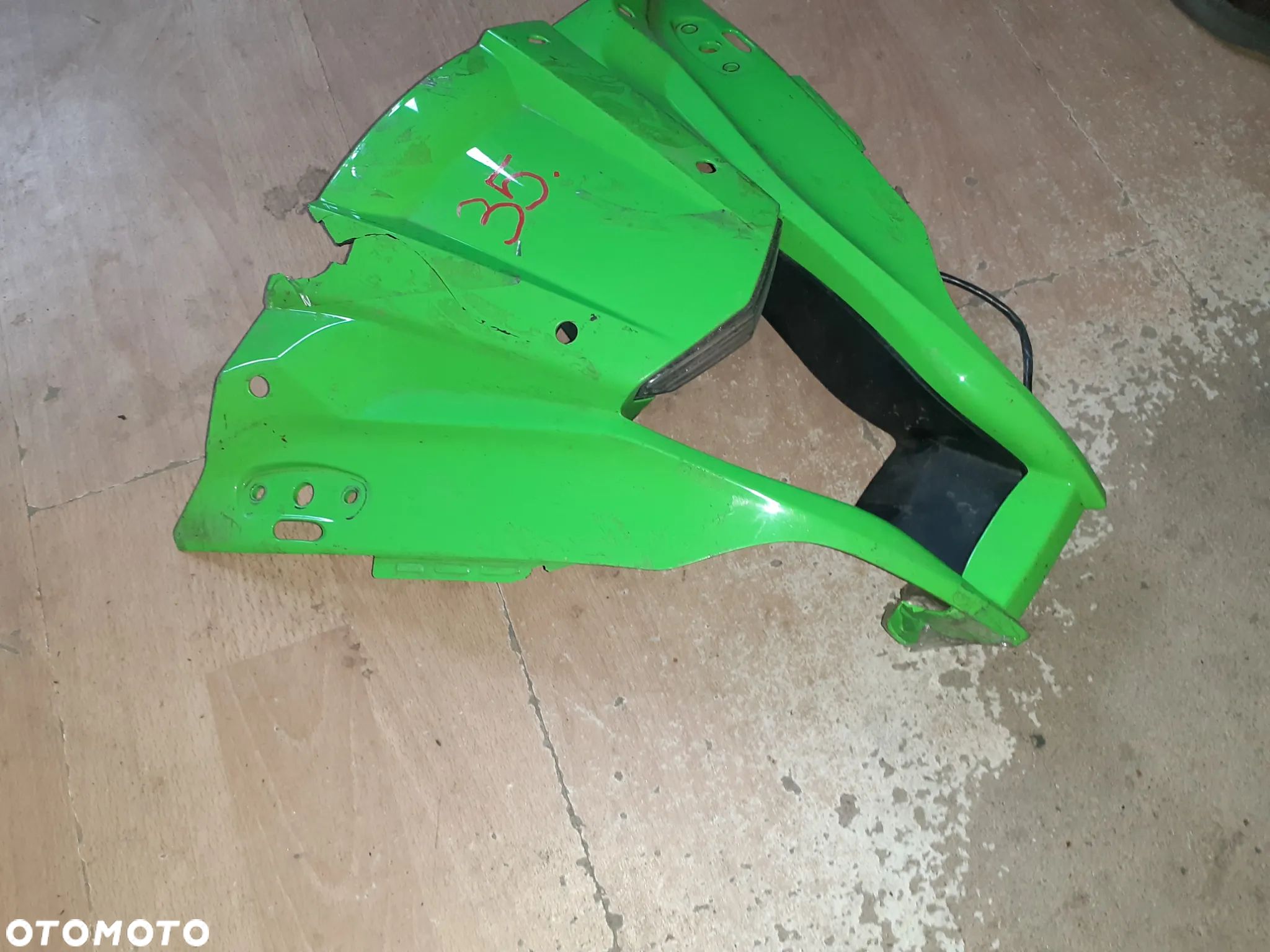 Kawasaki Ninja ZX10R ZX10 Osłona przednia górna plastikowa czacha 55028-0332 - 3