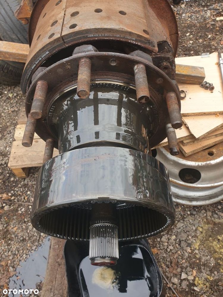 Actros mp1 mp2 mp3  zwolnica piasta tył kapelusz 28,5 cm 75 zębów - 2