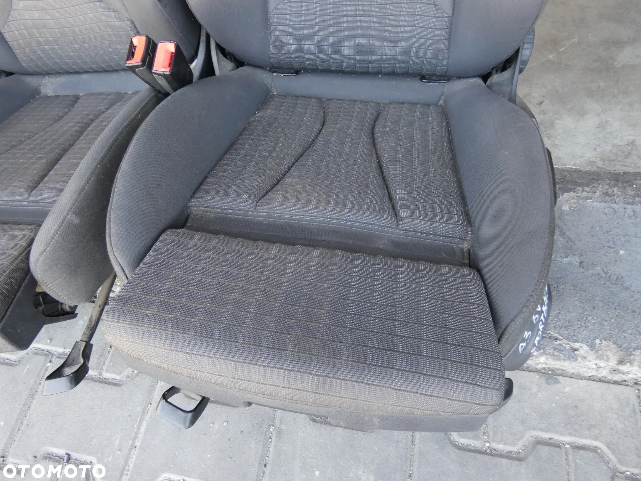 AUDI A3 8V FOTELE KANAPA PRZÓD TYŁ KOMPLET MATERIAŁ GORLICE - 3