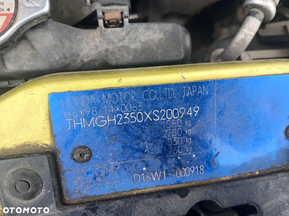 honda hrv hr-v I silnik 1.6 d16w1 skrzynia sanki belka przód tył wahacz zacisk zwrotnica - 3