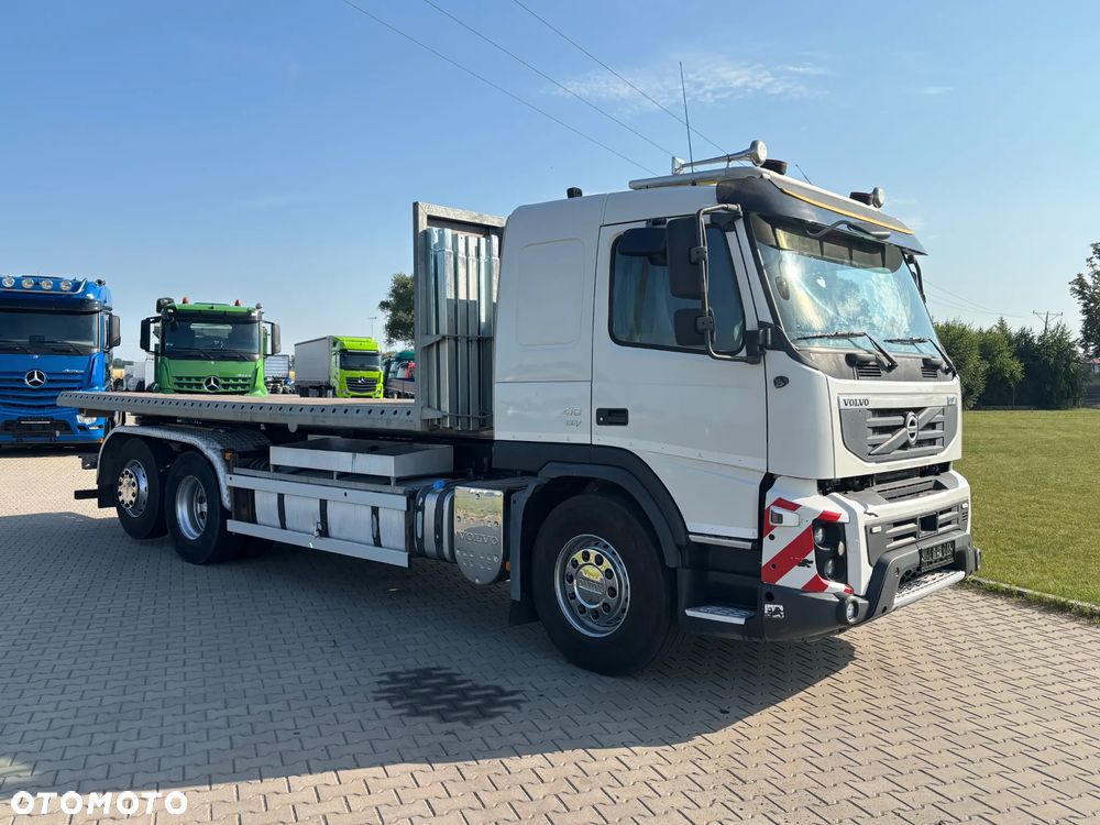 Volvo FMX 6x2R hakowiec MEILLER RK2067 udzwig 20000kg , z platformą do przewozu maszyn , pojazdów lub ładunków, - 31