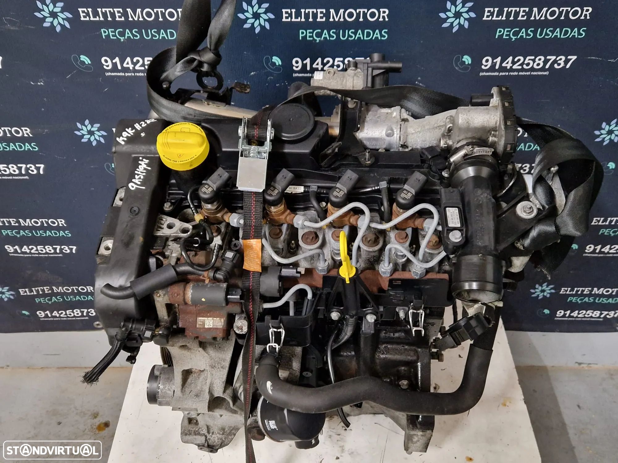 Motor usado K9KH282 NISSAN QASHQAI 1.5 DCI 106CV K9K282 NOTE - 1