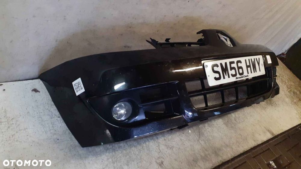 $ ZDERZAK PRZÓD PRZEDNI DO RENAULT CLIO II 2 CAMPUS HALOGENY  NV676 CZARNY - 4