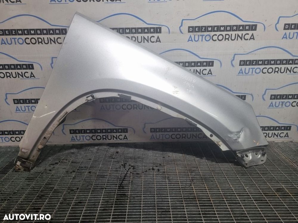 Aripa Dreapta Fata Volkswagen Tiguan 5N 2007 - 2011 4 Usi ARGINTIU (1154) LOVIT - 1