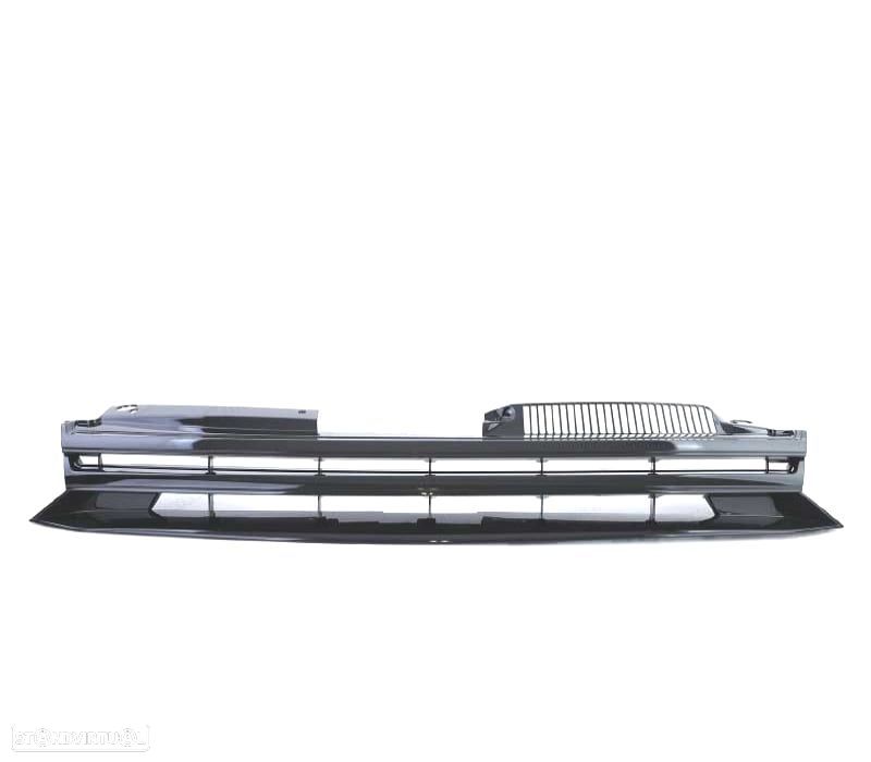 GRELHA VOLKSWAGEN VW GOLF 6 08-12 PRETO BRILHANTE SEM LOGO - 3