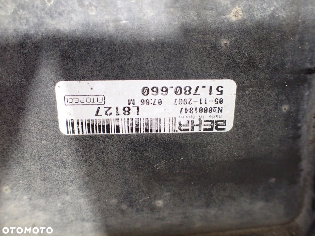 ZESTAW CHŁODNIC CITROEN NEMO 1.4 51790623 - 5