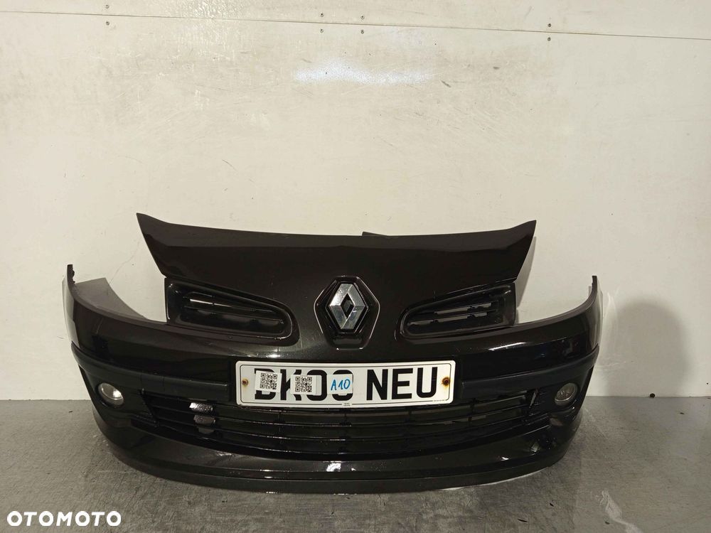 + ZDERZAK PRZÓD PRZEDNI RENAULT CLIO 3 III 185 NV676 CZARNY HALOGENY - 1