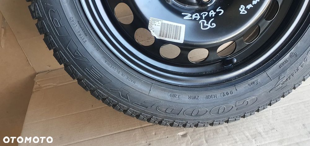 Felga stalowa zapas VW 5x112 16" ET42 6,5J VW Passat B6 3C0601027H - 6