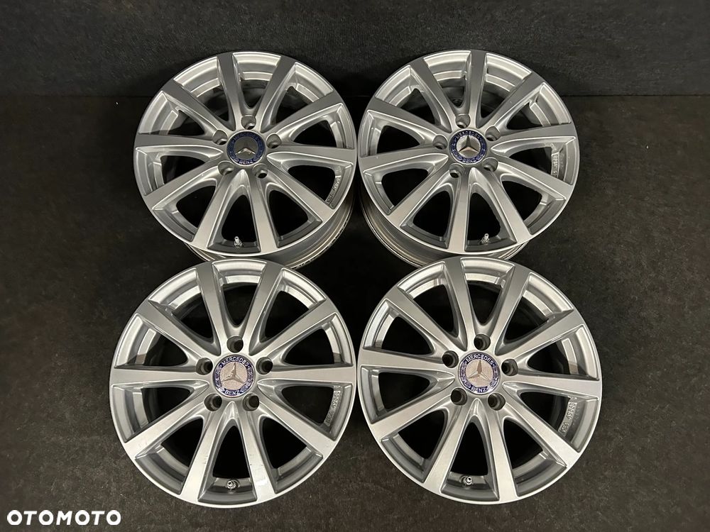 Alufelgi Mercedes A-Klasa W169, W176, B-Klasa W245, W246, Vito 16 cali 5x112 4szt. Łądne z czujnikami! - 3