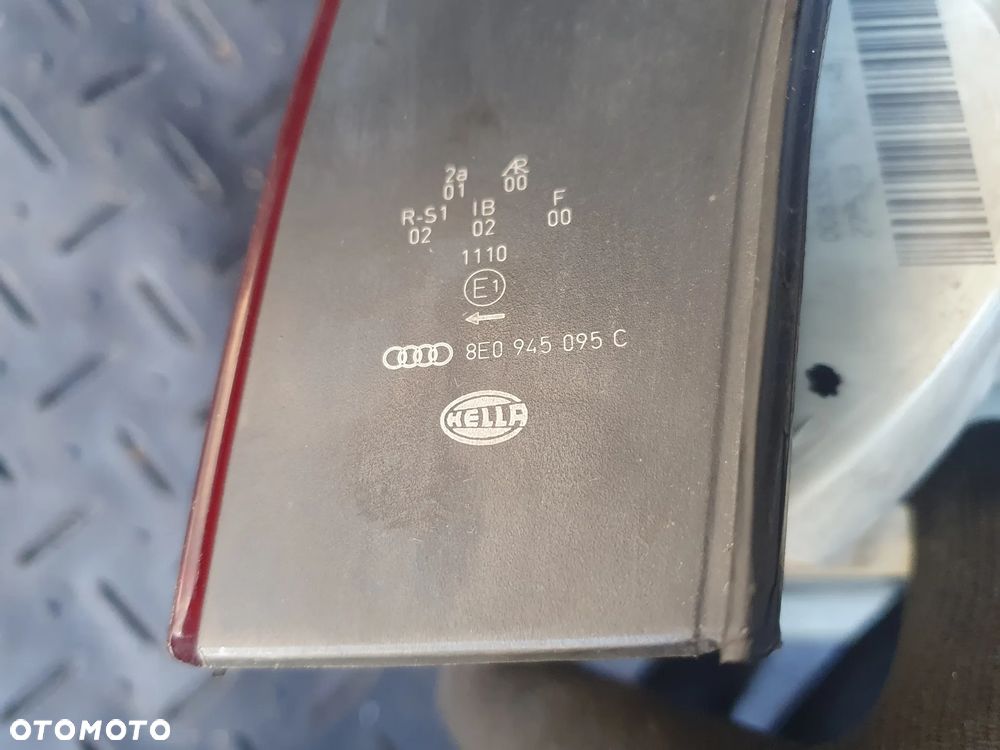 AUDI A4 B6 SEDAN LAMPA LEWY TYŁ LEWA TYLNA 8E0945095C 153929 ORYGINAŁ HELLA - 7