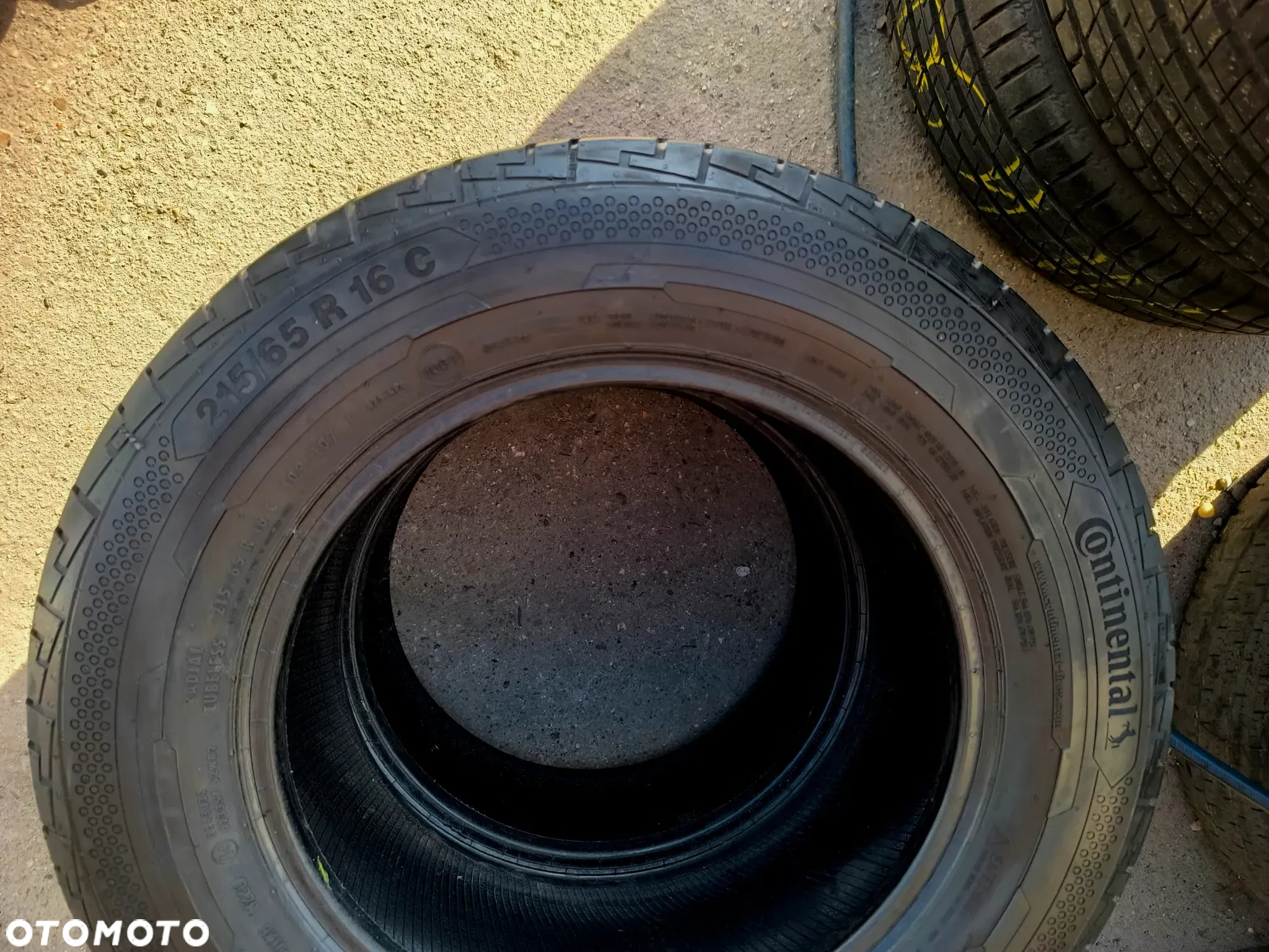 215/65R16C 109/107T 16 C Opony Letnie Lato CONTINENTAL ContiVanContact 100 7,5mm Legnica ALU-RAD 20r. 215/65 - 7