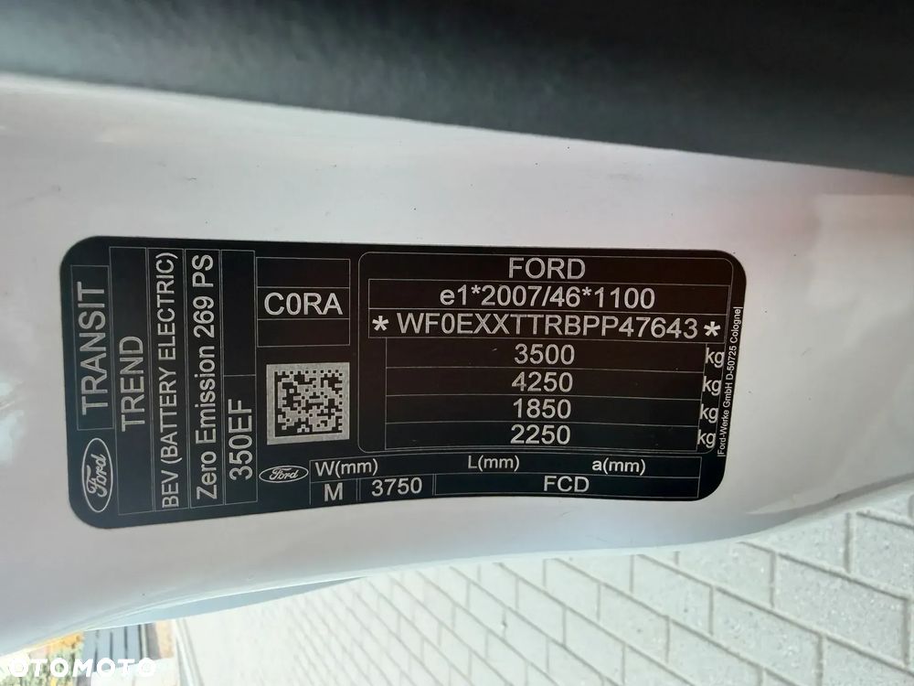 Ford TRANSIT 350 L4H3 Trend 68 kWh E-Transit - 39