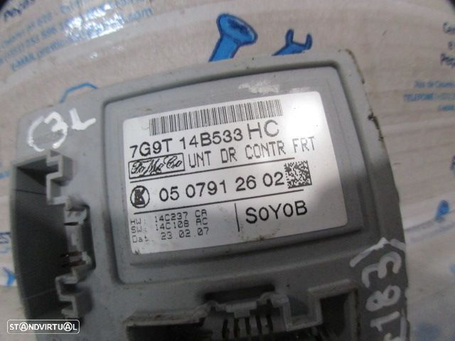 Modulo 7G9T14B533HC FORD MONDEO 4 2007 2.0TDCI 140CV 4P CINZA Módulo Porta - 3