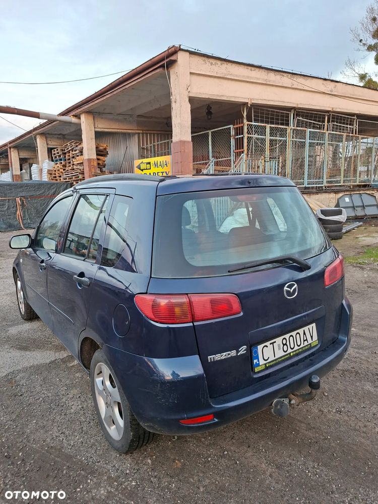 Drzwi przednie Lewe MAZDA 2 DY 02-07 KOLOR 27R NIEBIESKIE - 2
