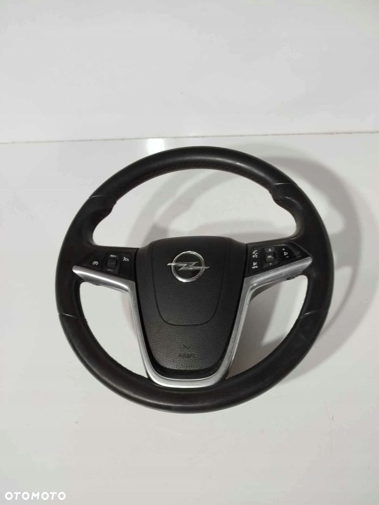 KIEROWNICA MULTIFUNKCYJNA SKÓRA AIRBAG OPEL INSIGNIA 08-13 - 1
