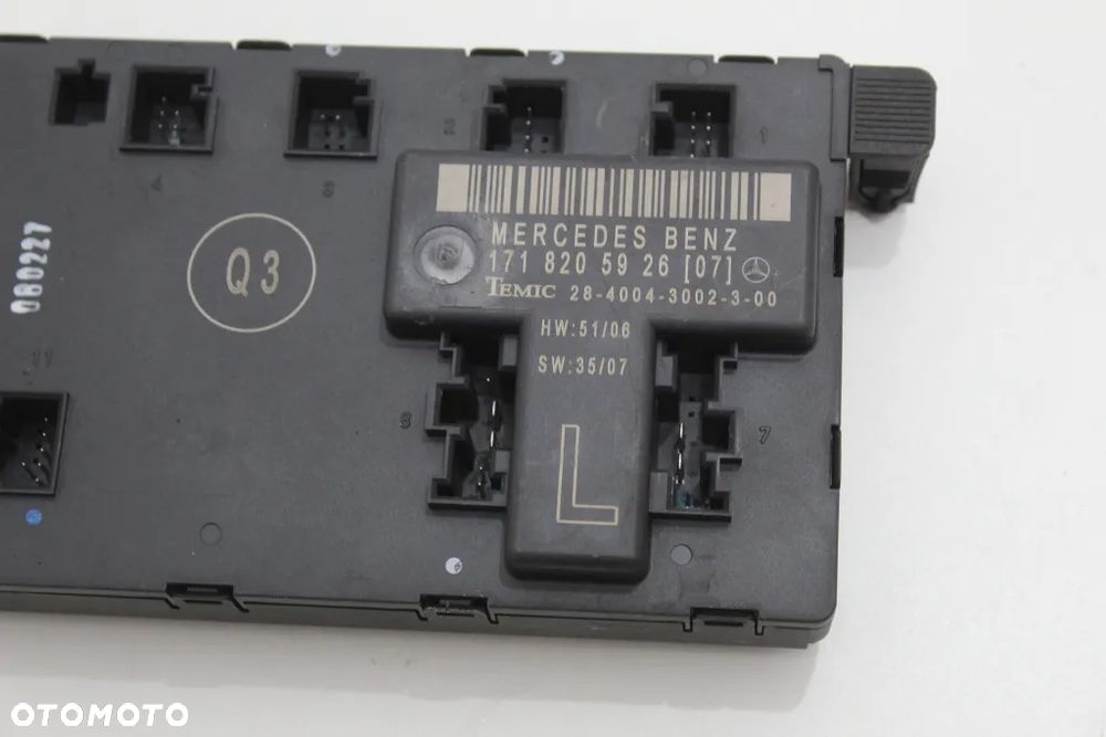 Moduł sterownik drzwi lewych lewe OE Mercedes SLK R171 W171 A1718205926 - 2