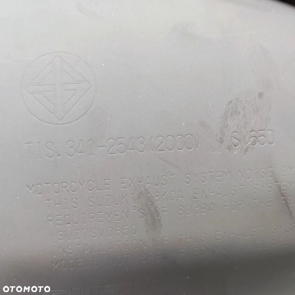 Wydech, tłumik, osłona wydechu, tłumika Suzuki SV 650 SV650 - 16