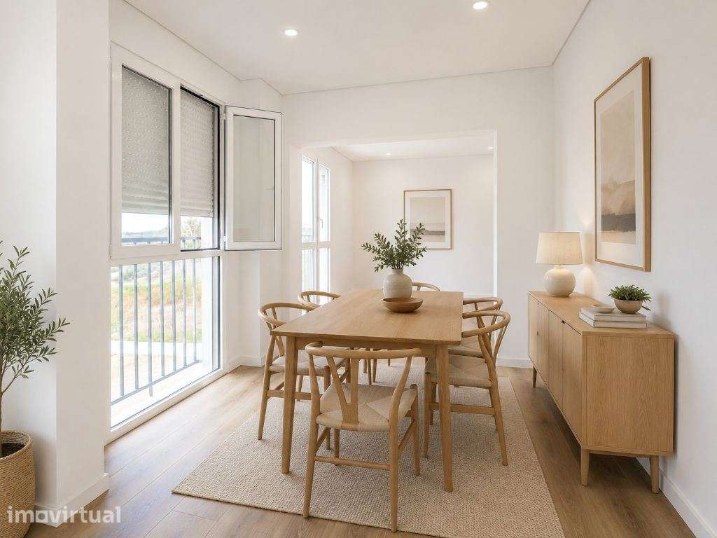 Apartamento T3 totalmente remodelado, a estrear, no Vale da Amoreir... - Grande imagem: 3/13
