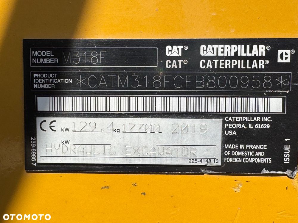 Caterpillar CAT M318F - 18