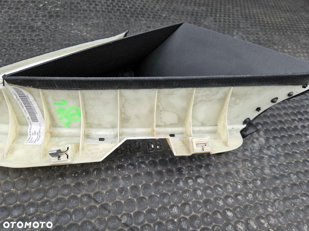 Osłona Poszycie Słupka C D Czarna S-line Tapicerka Podsufitki AUDI A4 B8 Sedan - 23