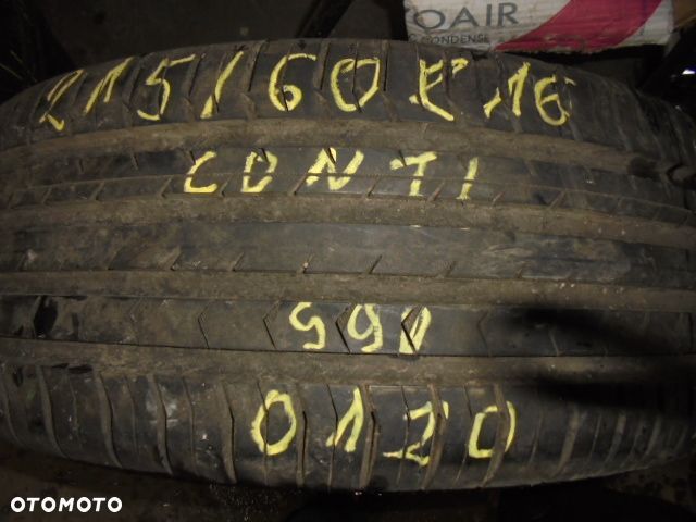 OPONA POJEDYNKA 215/60R16 CONTINENTAL CONTI PREMIUM CONTACT 5 DOT 0120 8,8MM - 1